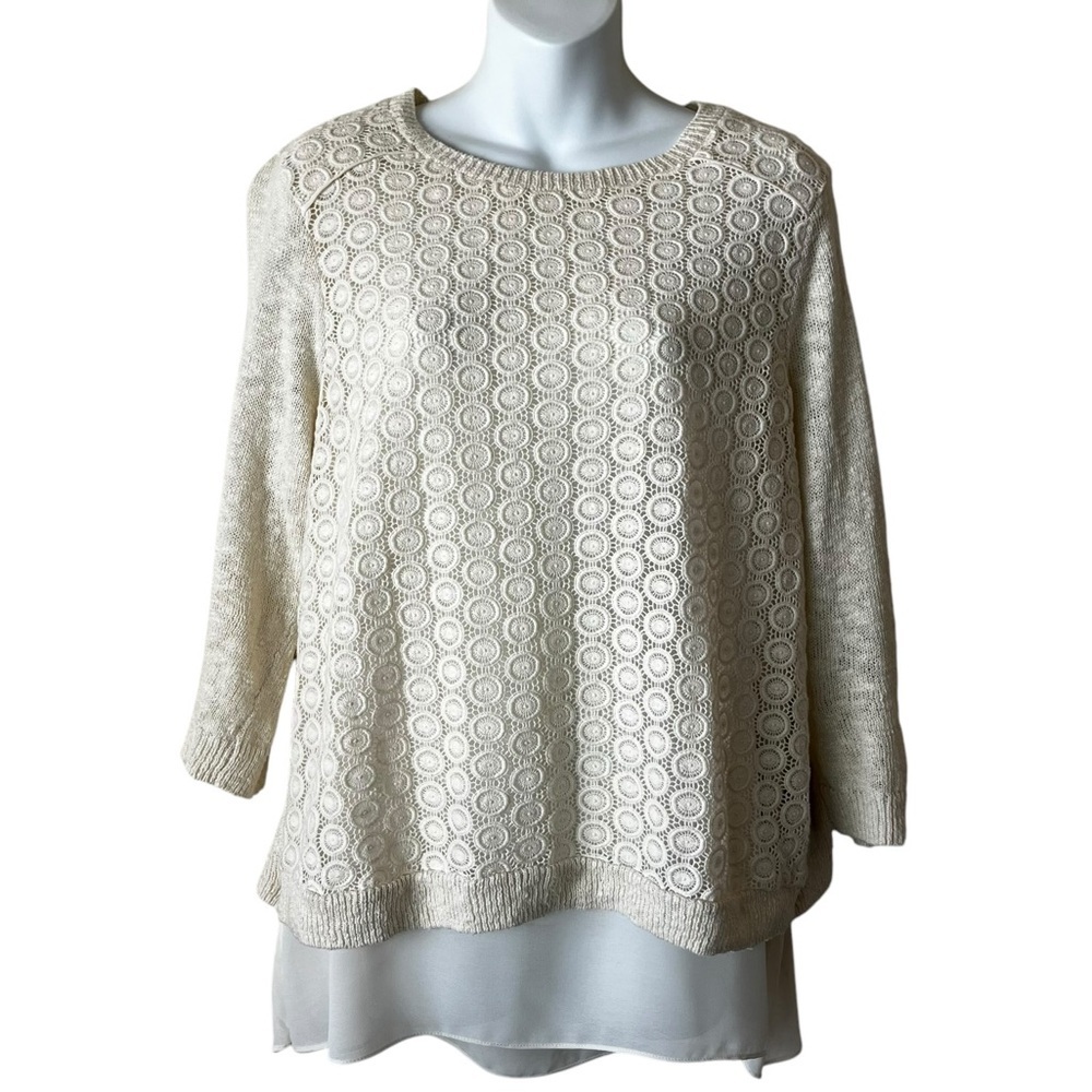 Elegant Cream Women's Top